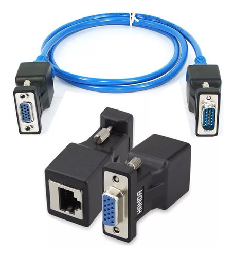 Extensor Vga Por Utp Rj45 - Alargue Hasta 20 Metros