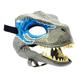 Máscara Assustadora R Jurassic World Raptor Dinossauro Dino
