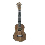 Ukelele Concierto Parquer Madera Nogal Marrón Funda Cuota