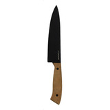 Cuchillo Grand Chef Acero/cerámica Con Mango De Madera 20cm