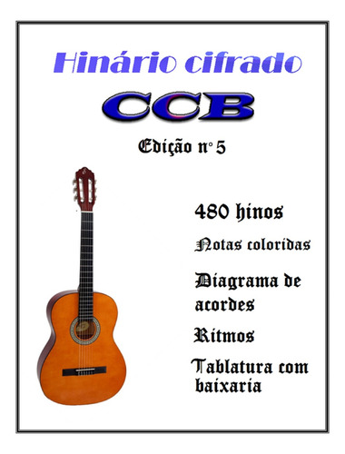 Hinário Cifrado Para Violão Edição N° 5 Colorido / Ccb