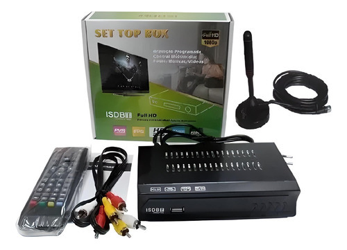 Sintonizador De Tv Digital Hd Isdb-t Con Antena