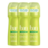 Ban Kit Desodorantantitranspirarollon 103ml Trio - Unscented Fragrância Sem Fragrância