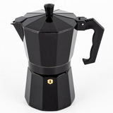 Cafetera Moka Italiana 250ml 6 Tazas Tipo Espresso Aluminio