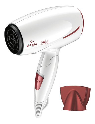 Secador De Pelo Ga.ma Italy Eolic Ceramic Ion Blanco 240v