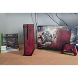 Xbox One S  Edição Limitada Gears Of War 4 2tb + 15 Jogos