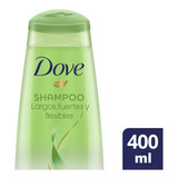 Shampoo Dove Largos Fuertes Y Flexibles X 400 Ml