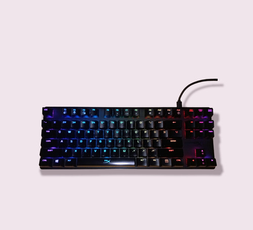 Teclado Gamer Hyperx Alloy Origins Core Qwerty Red Us Rgb 