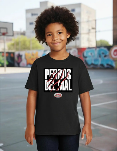 Jersey Playera Lucha Libre Aaa Niño Niña Perros Del Mal