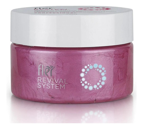 Máscara Profissional Rosa Flér 220g Revitaliza, Maciez Rosto