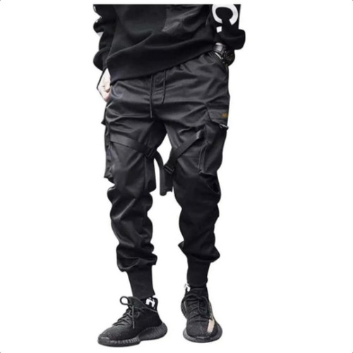 Pantalones Cargo Casual Harem Joggers Hip Hop Hombres