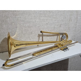 Trombone Yamaha Ysl 354 Dourado Japão Usado Ref: 820