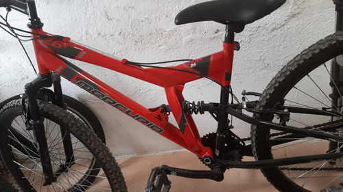 Bici Mercurio Dble Susp 2020 R26 18v Frenos V-brakes Rojo