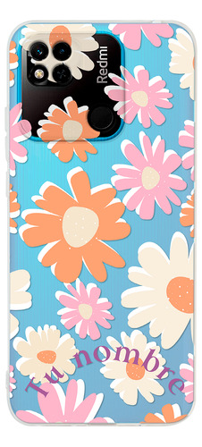 Funda Para Xiaomi Para Mujer Flores Margaritas Tu Nombre