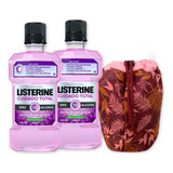 Enjuague Bucal Listerine Zero Alcohol 500ml X2 +obsequio