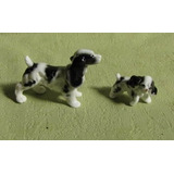 2 Hermosos Cockers  De Porcelana - Miniaturas