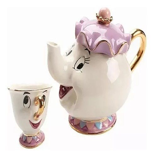 Tetera Chip Mrs. Potts Juego De Tetera Mrs.