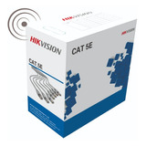 Cable De Red Hikvision Utp Cat5e De 305 Mts