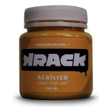 Frasco De Pintura Acrilica Krack 250ml Color Beige Dickies