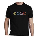 Remera Pacman World Retro Gamer Pac Man Videojuego Regalo