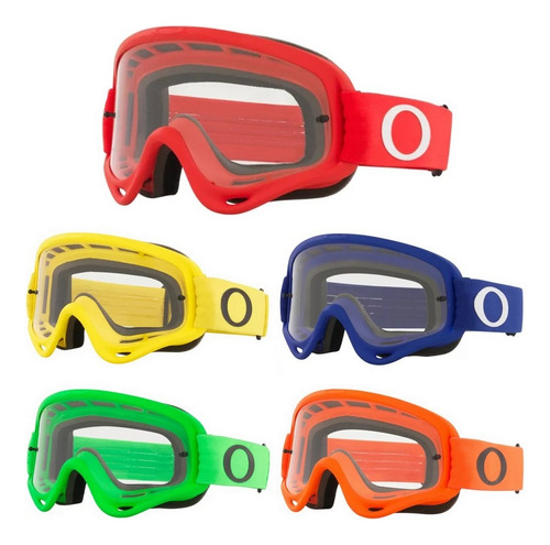 Óculos Oakley O Frame Mx Goggles Motocross Trilha Vermelho