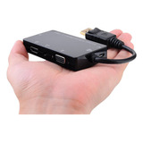 Displayport Dp Macho A Dvi Compatible Con Hdmi Vga Adaptador