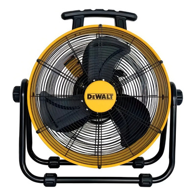 Ventilador De Piso Industrial Dewalt 20 In 3 Veloc 1/5 Hp Color De La Estructura Amarillo Color De Las Aspas Negro Diámetro 55 Cm Frecuencia 60 Material De Las Aspas Metal