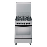 Cocina Ariston Cx660s P6 A Gas/eléctrica 4 Hornallas  Acero Inoxidable 220v Puerta Con Visor