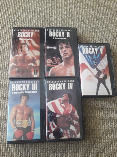Coleção Em Fitas Vhs Rocky - Stallone - Legendado -