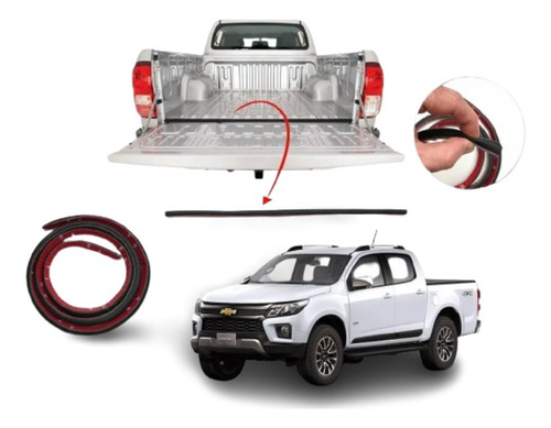 Burlete Caja Portón Kit De Sellado Hilux Toyota 2016 Kenny