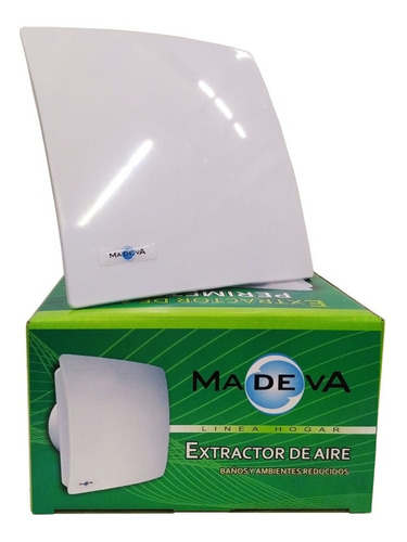 Extractor De Aire P/baño Ebp100 Perimetral Madeva 4 Caño110