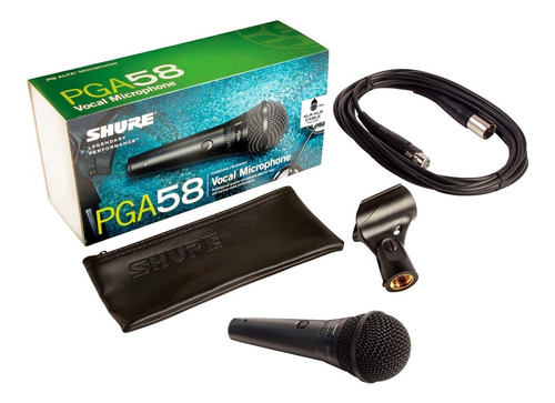 Micrófono Shure Pg Alta Pga58-xlr Dinámico Cardioide