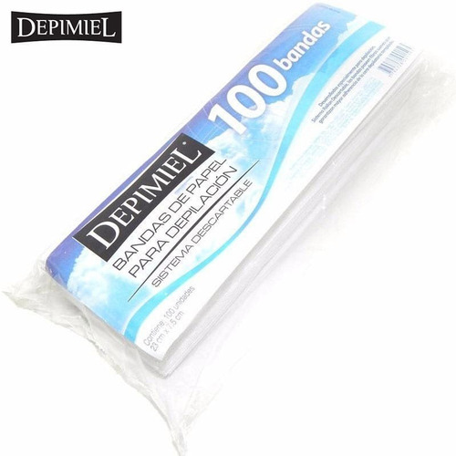 Depimiel Bandas Papel Para Depilación Descartable X 100u