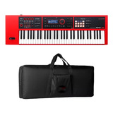 Teclado Roland Xps30 Sintetizador Xps 30 Vermelho + Capa