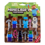 Muñecos Minecraft My World Minifiguras 5 Cm Bloque Accesorio