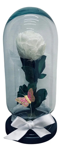 Peonia Eterna Capelo De Cristal 22cm Flor Eterna