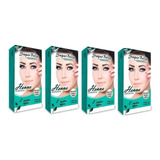 4 Kit Henna Para Sobrancelhas Super Bella-promoção+brinde