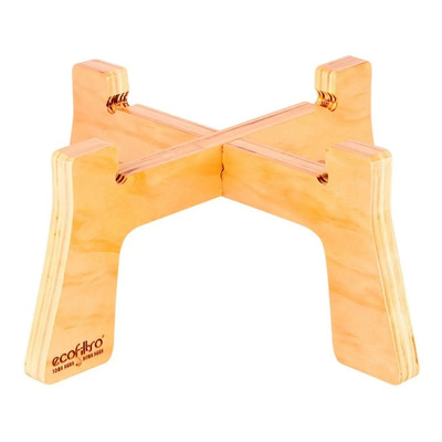 Base De Madera Tropical Para Ecofiltro Peltre Mini 5.5 L Color Café claro | Meses sin interés