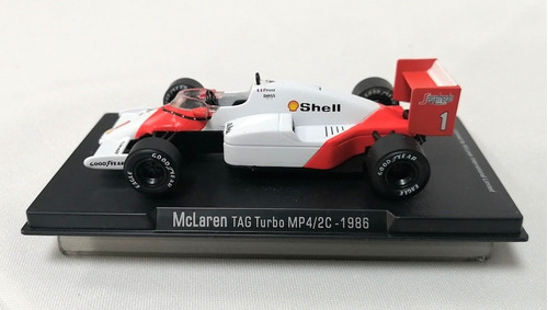 Miniatura Diecast 1/43, F1, Maclaren Tag Turbo Mp4/2c 1986