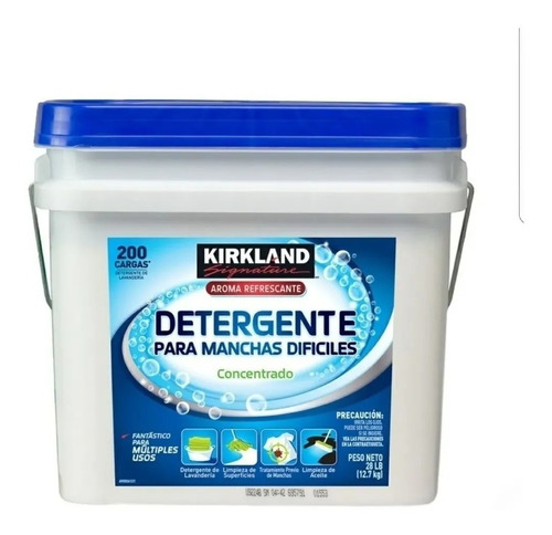  Detergente Ropa Y Multiusos 12kg Kirkland  200 Cargas 