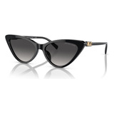 Gafas De Sol Michael Kors Harbour Island Mk2195u 30058g-56, Color Negro, Color De La Montura, Color Negro, Color De La Varilla, Negro, Color De La Lente: Gris Oscuro