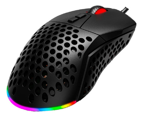 Mouse Gamer De Juego Alambrico Con Carcasa Y Luz Led Rgb