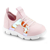 Tênis Infantil Bibi Energy Baby Rosa Holográfico Feminino