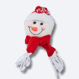 Boneco De Neve Tricot Candy 12cm Enfeite Árvore De Natal