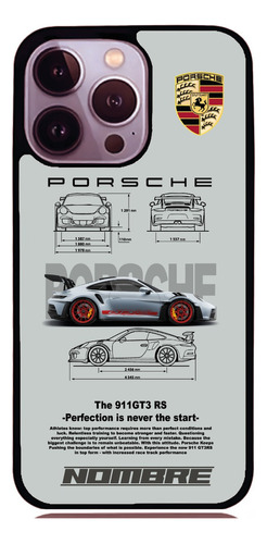 Funda Auto Porsche Apple iPhone Personalizada