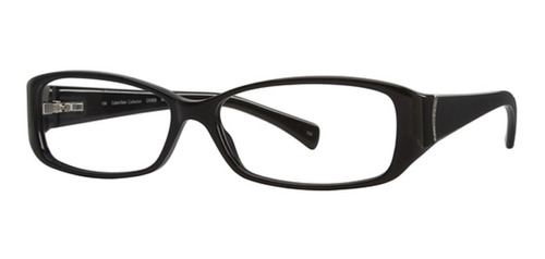 Lente Óptico Calvin Klein Ck966 Square Black Negro S 51mm