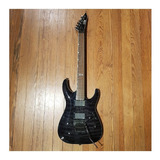 Ltd Mh350fr Stblk See Thru Black Guitarra Electrica