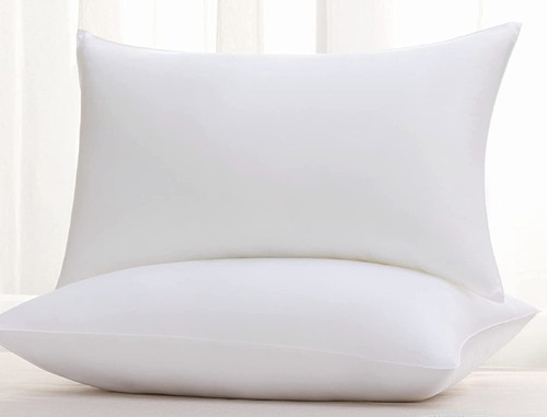 Almohada Monarca 2 Standard + 2 King Size 200 Hilos Color Blanco