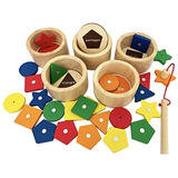 Dailyfunn Montessori Juguete De Clasificación De Mader...