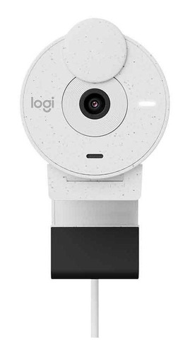 Webcam Logitech Brio 300 - Full Hd  Off White